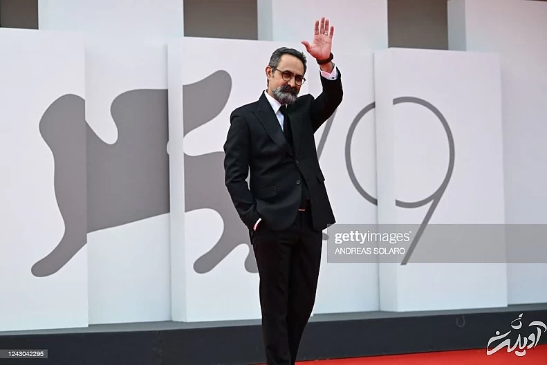 (تصاویر) نوید محمدزاده، دایانا حبیبی و وحید جلیلوند روی فرش قرمز ونیز